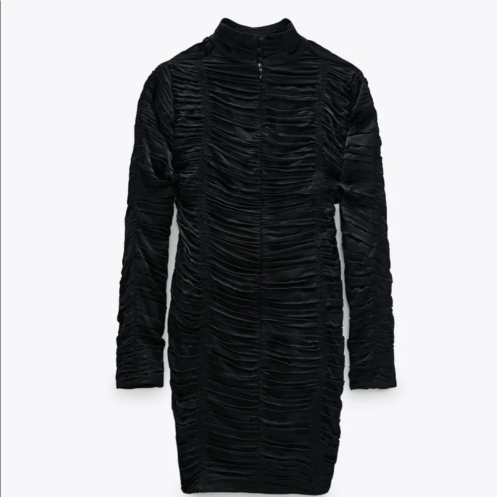 ZARA Limited Edition Satin Dress Size XS - Picture 2 of 4